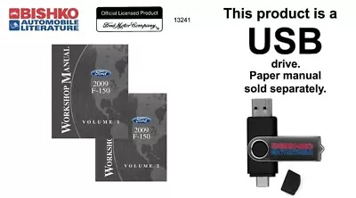 2009 Ford F-150 Truck Shop Service Repair Manual USB Drive • $49.49