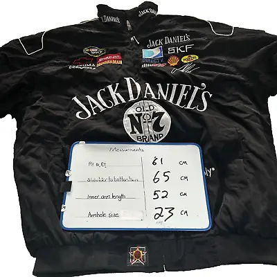 Jack Daniels Racing J H Design Jacket Jumper XXL RCRracing NASCAR Clint Bowyer • $89.90