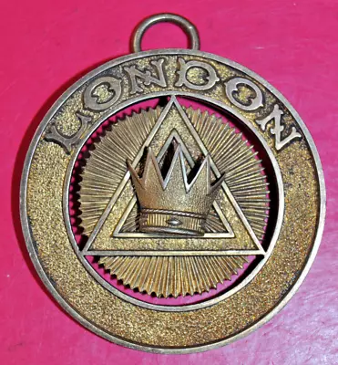 Past London Grand Chapter Rank Masonic Collar Jewel Royal Arch Silver Hallmark • £40