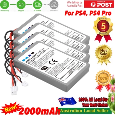 $24.98 • Buy 4 X LIP1522 KCR1410 Battery For Sony Playstation 4 PS4 PS4 Pro/Slim Dualshock4