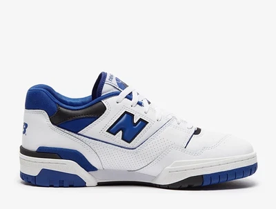 £79 • Buy Size UK 7  - New Balance 550 White Blue With Box Worn Once (damaged Box)