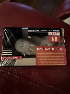 Memorex HBS II 60 Type II Cassette Tape NEW FACTORY SEALED NOS • $5.90