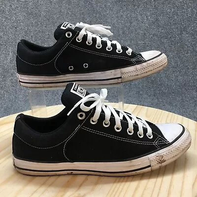 Converse Shoes Mens 10 Womens 12 CTAS High Street Ox Low Sneakers AO1718F Black • $28.99