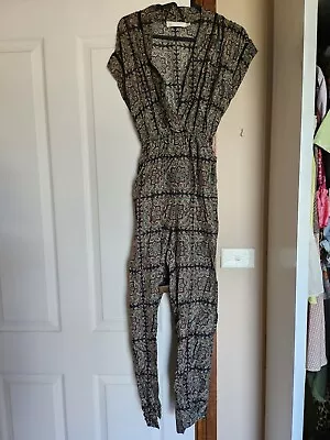 Zimmermann Womens Jumpsuit Size 0 Green Black Silk • $50