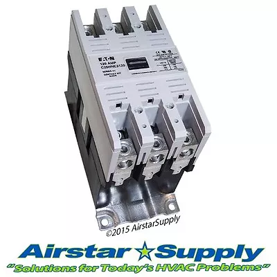 120 Amp Contactor C25HNE3120T Eaton / Cutler Hammer • 3 Pole • 24 V Volt Coil  • $300