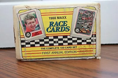 1988 Maxx Racing Card Complete Factory Set - Cards 1-100 • $79.99