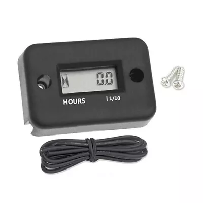  LCD Display Digital Hour Meter Inductive Timer For Bike Motorcycle ATV6817 • $8.88