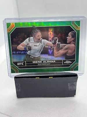 Irene Aldana 2024 Topps Chrome UFC 78 Green Refactor  1/99 Bantamweight🔥🔥 FOP! • $14.99