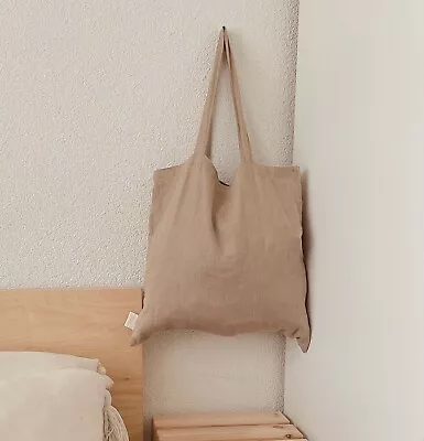 100% Pure LINEN Shopping / School / Beach Bag • £11