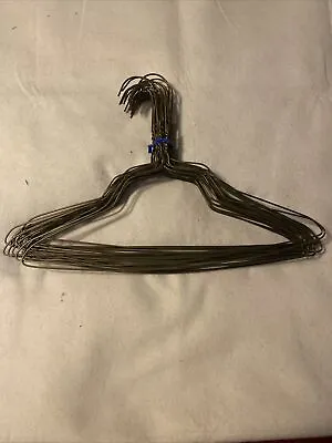 50 Strong Metal Steel Wire Hangers Shirt Clothes Size 16 Inch Bronze Color • $12