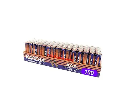 Lot Of 100 AAA Batteries EXTRA Heavy Duty 1.5 V Wholesale Lot New Fresh • $19.95