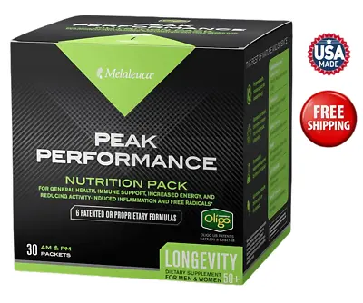 Melaleuca Peak Performance Longevity 50+ Nutrition Pack: Clinically Tested! • $125