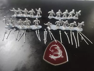 Outpost Wargames Service 20*15mm  Metal Chinese Armour Spearmen Figures(Lead) • £5.50