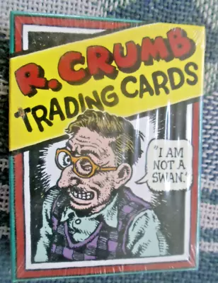 R Crumb Trading Cards UNOPENED Full Pack Denis Kitchen Mr Natural Fritz The Cat • $40