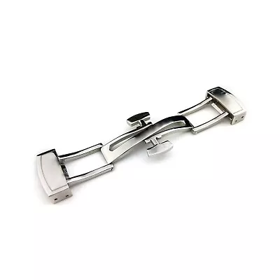 16 18mm Silver/Black/Rose Gold Stainless Steel Clasp/Buckle Fit Patek Philippe • $22.11