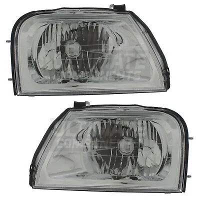 Mitsubishi L200 Headlights Mk3 Pickup 2001-2006 Headlamps Drivers & Passenger • $136.27