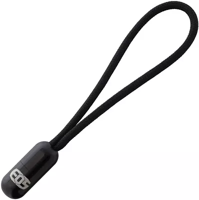 EOS Pill Bead Lanyard Black Aluminum Paracord Lanyard 125 • $35.95