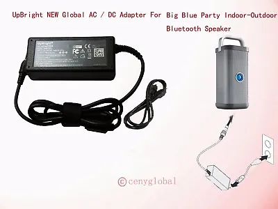 AC Adapter For Brookstone Big Blue Unplugged Bluetooth Indoor-outdoor Speaker • $12.99