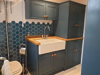 Small Utility Room Solution-HandmadeHandpainted Beautiful Kitchens Units. • £2740.60