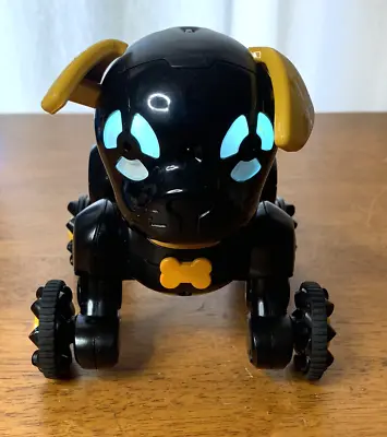 WowWee Chippies Robot Toy Dog Chippo Black Gold No Remote 2016 Tested Works • $9.99