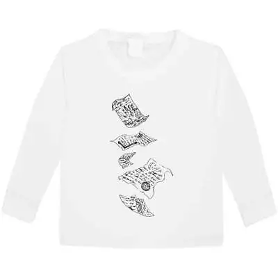$19.24 • Buy 'Falling Spell Paper' Children's / Kid's Long Sleeve Cotton T-Shirts (KL011376)