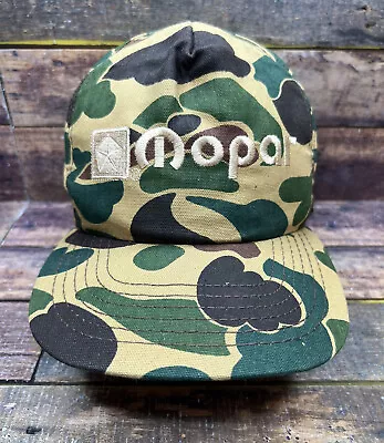 Vintage Mopar Camo Camouflaged Baseball Cap Hat Snapback USA • $29.99