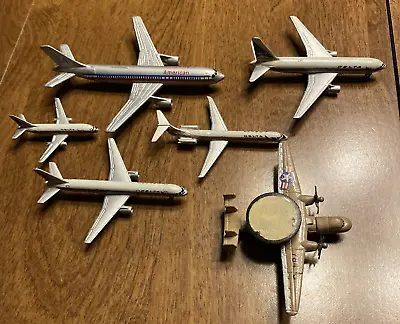 (6) VTG Commercial Military Toy Airplanes Delta American Airlines SCHABAK ZLYMEX • $23.99