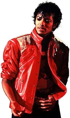 Michael Jackson Beat It Jacket Red Fancy Dress Halloween Deluxe Adult Costume • $100.95