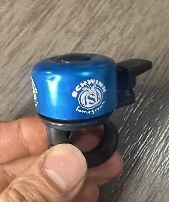 Schwinn Homegrown Repop Handlebar Mount Bike Mini Bell  7/8  22.2mm Blue • $15