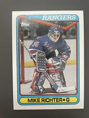 1990-91 Topps Mike Richter #330 Rookie RC • $1.95