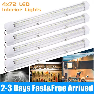 4x 12V Led Lights Campervan Caravan Ceiling Interior Strip Bar Van Boat Lighting • £12.99