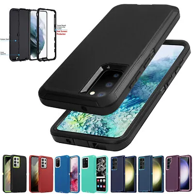 For Samsung Galaxy S24 S22 S21 S20 Ultra S23 FE Case Heavy Duty Shockproof Cover • $10.99