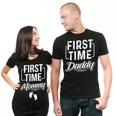 First Time Daddy First Time Mommy Pregnancy T-shirt True Maternity Shirt Couple • $31.67