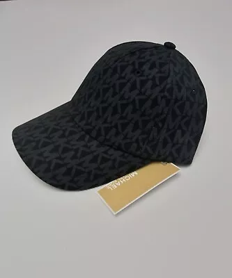 Michael Kors Logo Print Baseball Cap Hat - Black - Nwt • $34.99