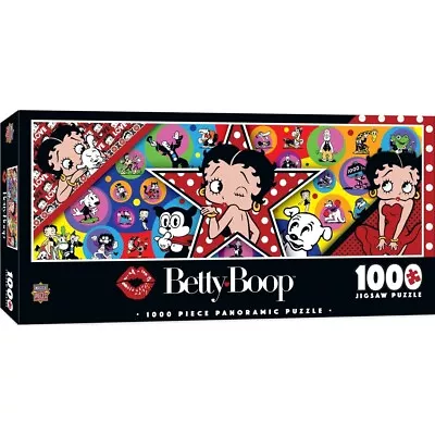 Betty Boop - 1000 Piece Panoramic Jigsaw Puzzle • $8.62