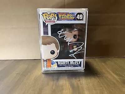 Michael J. Fox Signed Back To The Future Funko Pop #49 Marty McFly Beckett COA • $399