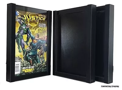 Comic Book Display Frame Case Shadow Box Black Magazine Lot Of 3 A • $98.50