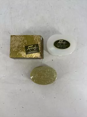 Vintage Faberge Aphrodisia Soap Compact 4 Oz With Travel Case • $23.39