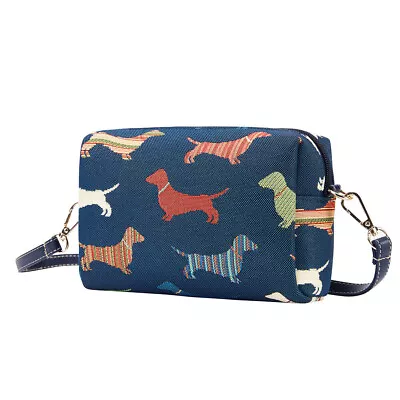 Signare Tapestry Small Crossbody Bag For Women Pouch Bag Dachshund Dog Design • $25.39