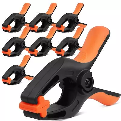 HORUSDY 8-Pack Spring Clamps Heavy Duty 5-inch Large Plastic Clamps For Craf • $16.70