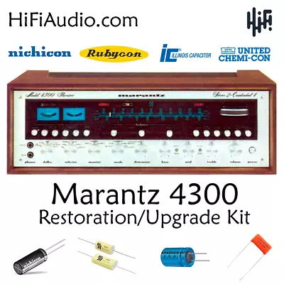 Marantz 4300 Rebuild Restoration Recap Service Kit Fix Repair Capacitor • $195