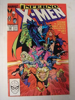 £7.99 • Buy X-men Uncanny #240 Marvel Inferno X-over Nm (9.4) Sabretooth  Apps January 1989