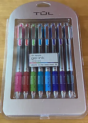 $11.88 • Buy TUL Retractable Gel Pens Needle Point 0.5 Mm Bright Ink Colors 8-Pack Brand New