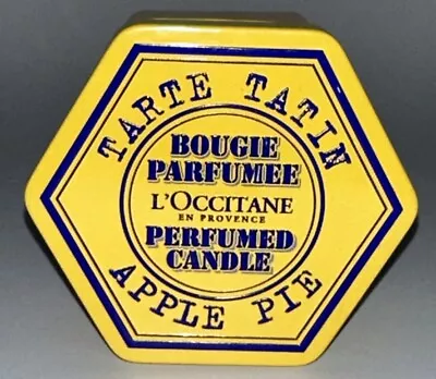 L'Occitane Bougie Perfumed Candle  Tarte Tatin Apple Pie  In Tin 100g 3.5oz • $18.49