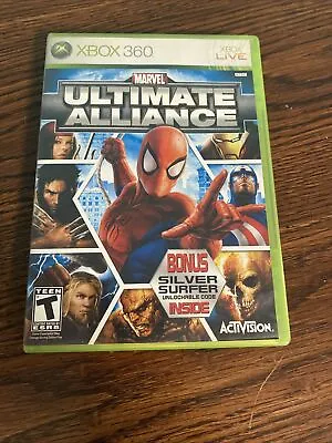 Marvel Ultimate Alliance (Microsoft Xbox 360 2006) 💯 Complete Great Condition • $30