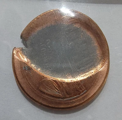 $225.99 • Buy 1c Lincoln Massive Mushroom Brockage Capped Die Mint Mistake Error One Of A Kind