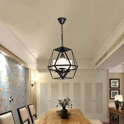 Large Chandelier Lighting Vintage Pendant Light Hotel Lamp Kitchen Ceiling Light • $190.12