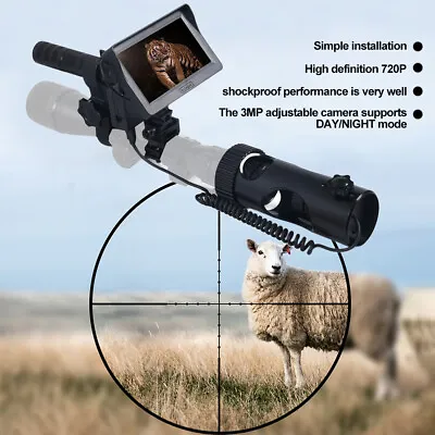 £95.99 • Buy Megaorei Night Vision Scope 850nm IR FHD Camera DVR 720P Wildlife Riflescope DIY