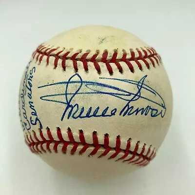 RARE Minnie Minoso Signed Inscribed Heavily Inscribed STAT Baseball JSA COA HOF • $349