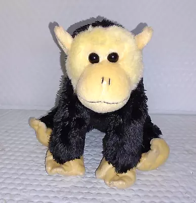 Wild Republic MONKEY Black With Cream Face Feet Soft 10in Plush 2006 K&M Intrnl • $15.99